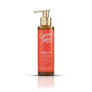 AVGERINOS Summer Addict Perfect Tan Slimming & Glitter Oil Αντηλιακό Λάδι για το Σώμα SPF6 με Χρώμα 150ml