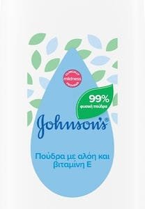 Johnson & Johnson Baby Powder Πούδρα με Aloe Vera 100gr