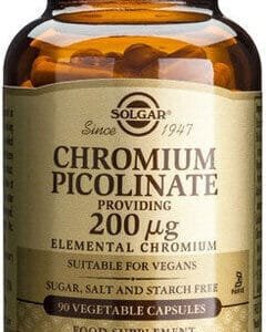 Solgar Chromium Picolinate 200mg 90 φυτικές κάψουλες
