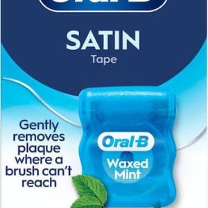 Oral-B Satin Floss Κερωμένο Οδοντικό Νήμα με Γεύση Μέντα 50m