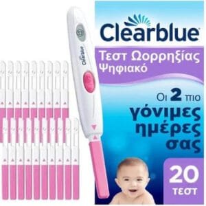 Clearblue Digital Ovulation Ψηφιακό Τεστ Ωορρηξίας 20τμχ