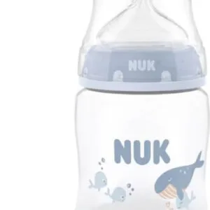 Nuk Πλαστικό Μπιμπερό First Choice Κατά των Κολικών με Θηλή Σιλικόνης για 0+ μηνών Μπλε 150ml
