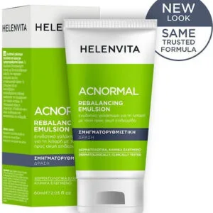 Helenvita ACNormal 24ωρο Αναπλαστικό & Ρυθμιστικό Γαλάκτωμα Προσώπου κατά των Ατελειών & της Ακμής με Υαλουρονικό Οξύ & Aloe Vera 60ml